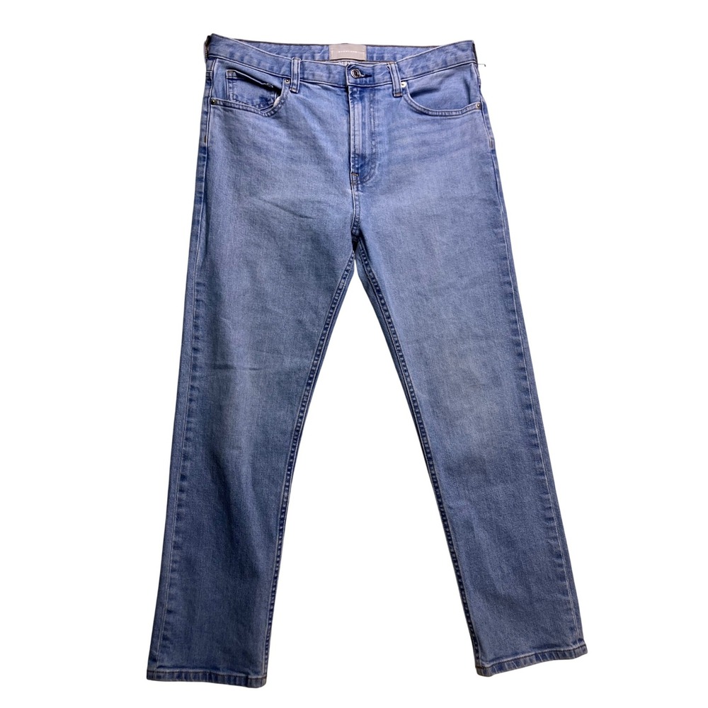 Everlane Straight Leg Jeans Women 29 Regular Light Blue Excellent Stretch Denim
